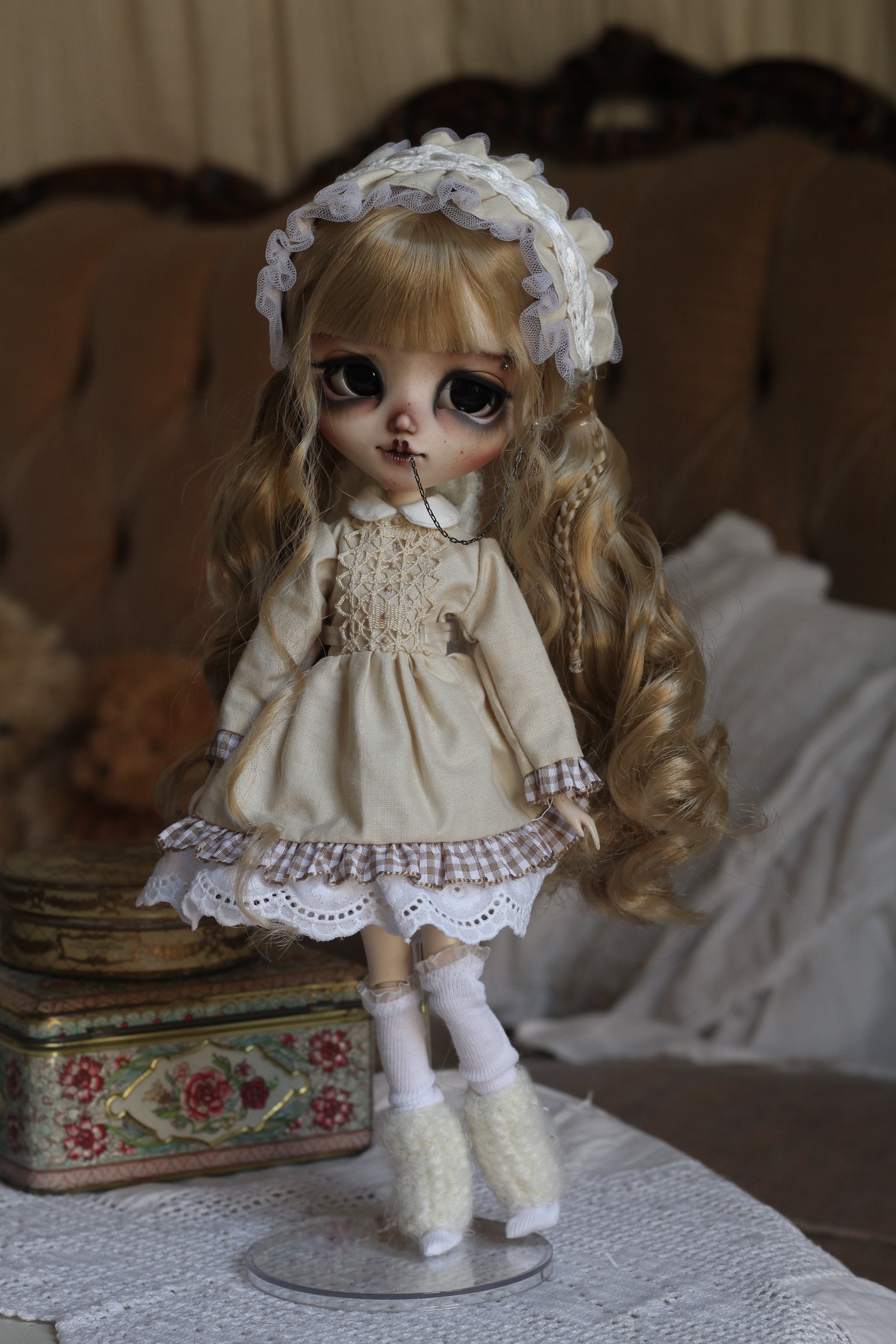 Milkmaid set - tartan