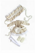 Milkmaid set - white dots